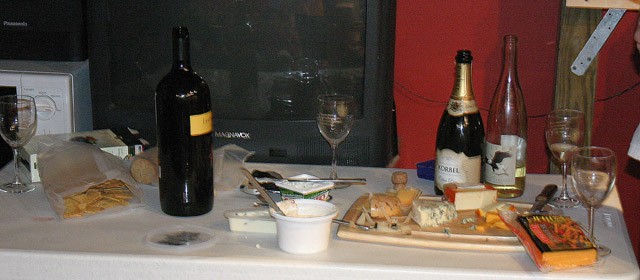 Wine and Cheese